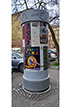 Foto einer Säule des Kulturrings Karlsruhe